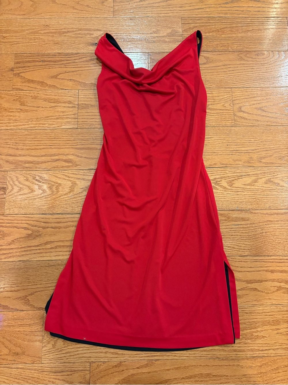Express Reversible Red & Black Sleeveless Dress | 4 Looks in 1 | Size XS - Picture 2 of 9